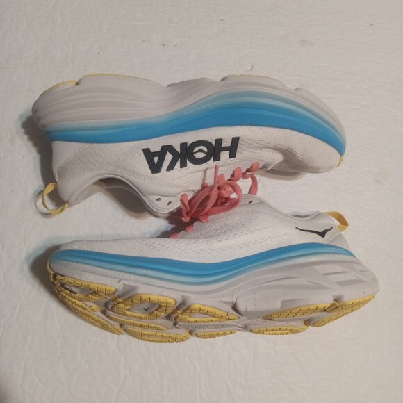 Hoka One One Women's Bondi 8 Running/Walking Shoes 7B 1127952 BSW - Picture 5 of 7